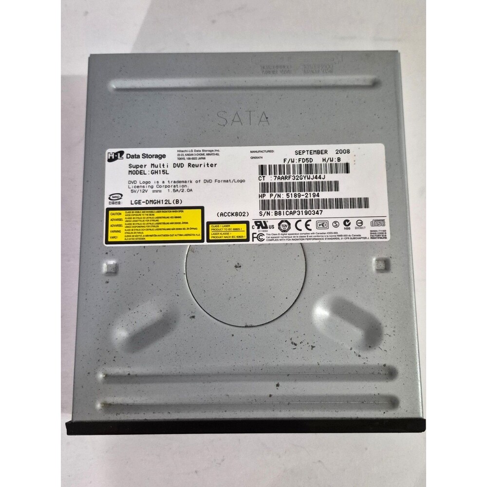 H-L Data Storage Super Multi DVD Rewriter #GH15L 2008
